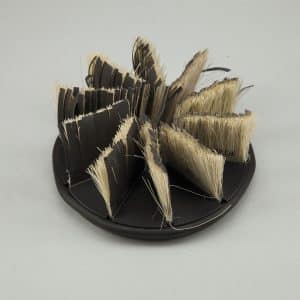 Głowica szlifierska talerzowa 125mm z systemem wymiennych szczotek szlifierskich - mocowanie gwint M14 – zestaw z 2 kompletami szczotek